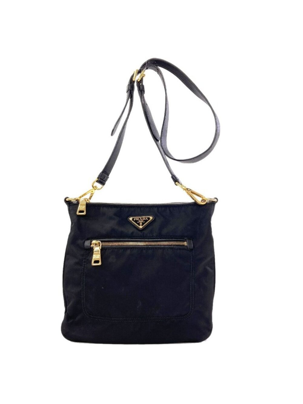 Prada Logo Shoulder Bag Nylon
